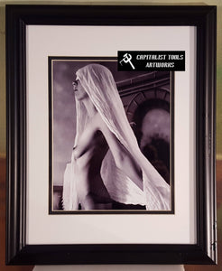 "Michelle Shrouded" -  Nude Young Woman With Shroud.